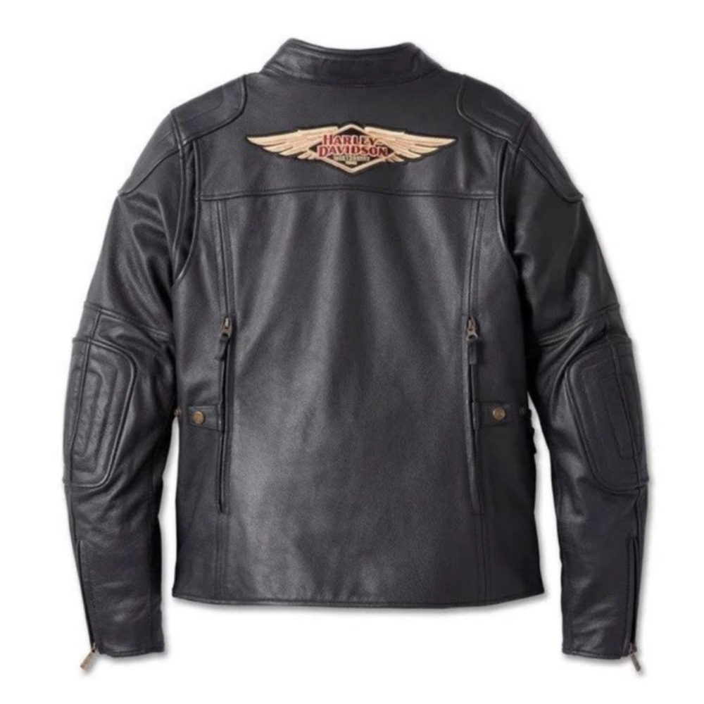 Harley Davidson 120th Anniversary Nostalgia
Triple Vent Women's Leather Jacket